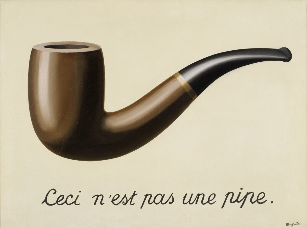 La Trahison des images (Ceci n'est pas une pipe). 1929.